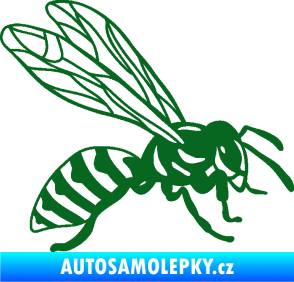 Samolepka Vosa 006 pravá tmavě zelená
