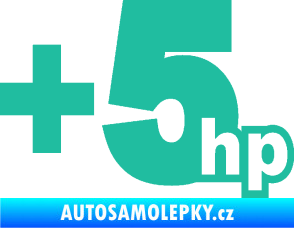 Samolepka + 5hp 003 tyrkysová