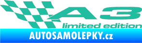 Samolepka A3 limited edition levá tyrkysová