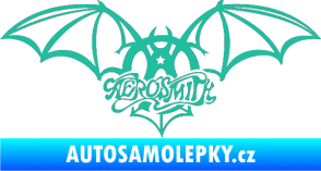 Samolepka Aerosmith 001 tyrkysová