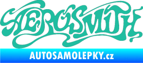 Samolepka Aerosmith 004 tyrkysová