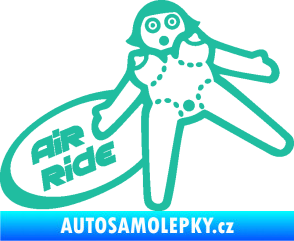 Samolepka Air ride jízda tyrkysová