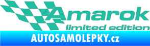 Samolepka Amarok limited edition levá tyrkysová