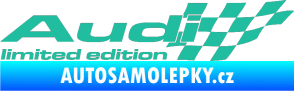 Samolepka Audi limited edition pravá tyrkysová