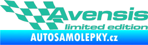 Samolepka Avensis limited edition levá tyrkysová