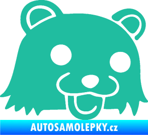 Samolepka Bear pravá tyrkysová