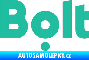 Samolepka Bolt - taxi tyrkysová