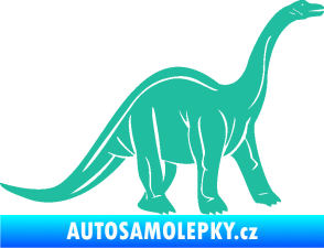 Samolepka Brachiosaurus 003 pravá tyrkysová