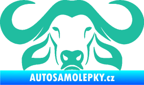 Samolepka Býk 015 tyrkysová