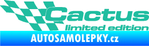 Samolepka Cactus limited edition levá tyrkysová