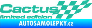 Samolepka Cactus limited edition pravá tyrkysová