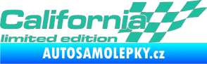 Samolepka California limited edition pravá tyrkysová
