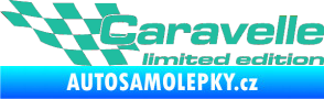 Samolepka Caravelle limited edition levá tyrkysová