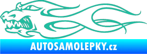 Samolepka Chapadelnik levá tyrkysová