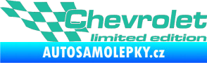 Samolepka Chevrolet limited edition levá tyrkysová