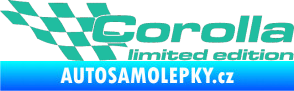 Samolepka Corolla limited edition levá tyrkysová