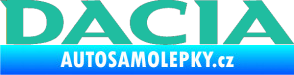 Samolepka Dacia 001 tyrkysová