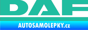 Samolepka DAF tyrkysová