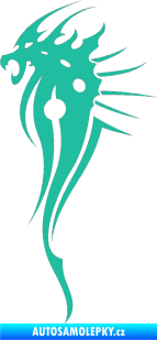 Samolepka Dragon 026 levá tyrkysová