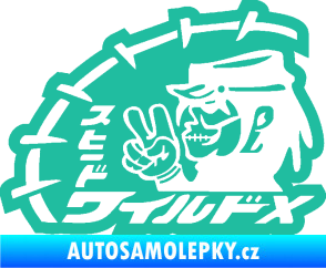 Samolepka Drifter 001 tyrkysová