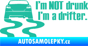 Samolepka Drifter 002 tyrkysová