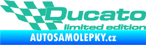 Samolepka Ducato limited edition levá tyrkysová