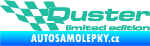 Samolepka Duster limited edition levá tyrkysová