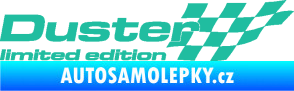 Samolepka Duster limited edition pravá tyrkysová