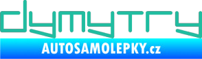 Samolepka Dymytry 002 tyrkysová