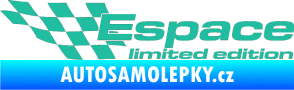 Samolepka Espace limited edition levá tyrkysová