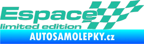 Samolepka Espace limited edition pravá tyrkysová