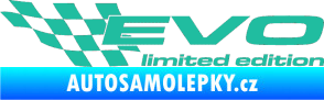 Samolepka Evo limited edition levá tyrkysová