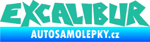 Samolepka Excalibur tyrkysová