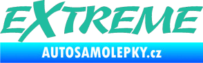 Samolepka Extreme 003 tyrkysová