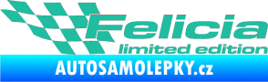 Samolepka Felicia limited edition levá tyrkysová
