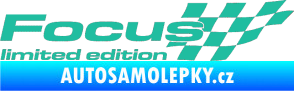 Samolepka Focus limited edition pravá tyrkysová