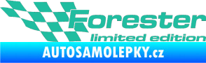 Samolepka Forester limited edition levá tyrkysová