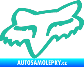 Samolepka Fox 002 tyrkysová