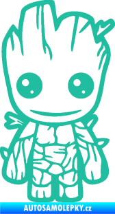 Samolepka Groot 002 levá baby tyrkysová