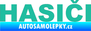 Samolepka HASIČI tyrkysová