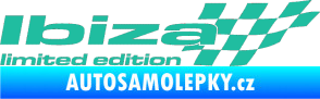 Samolepka Ibiza limited edition pravá tyrkysová
