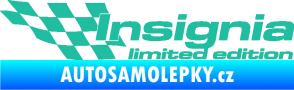 Samolepka Insignia limited edition levá tyrkysová