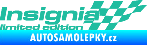 Samolepka Insignia limited edition pravá tyrkysová
