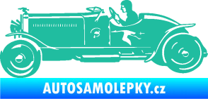 Samolepka Interiér 007 levá auto tyrkysová