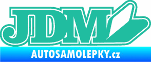 Samolepka JDM 001 symbol tyrkysová