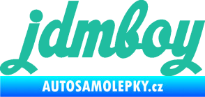 Samolepka Jdm boy nápis tyrkysová