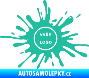 Samolepka Kaňka 003 znak tyrkysová