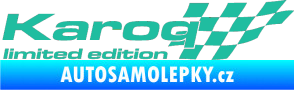 Samolepka Karoq limited edition pravá tyrkysová