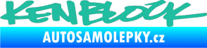 Samolepka Kenblock tyrkysová