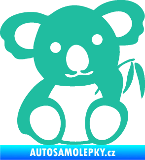 Samolepka Koala 001 levá tyrkysová